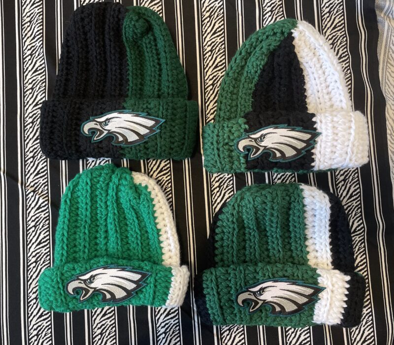 Crochet Eagles Hat