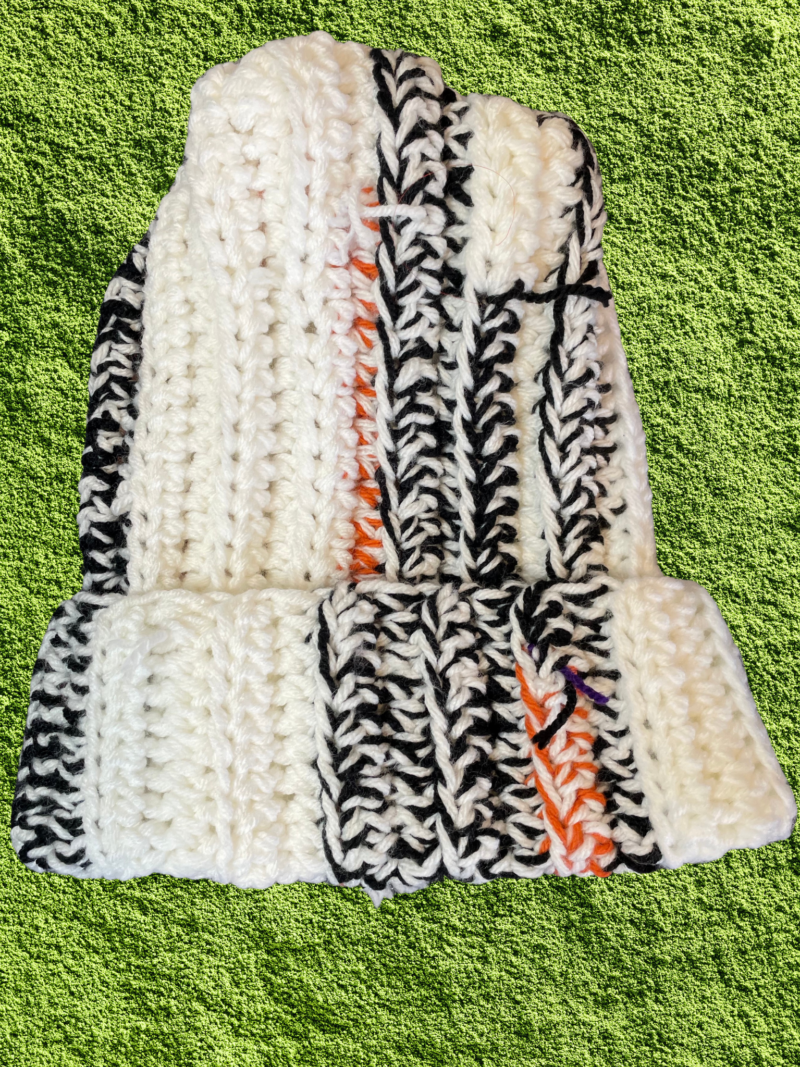 White Tigress XL Beanie