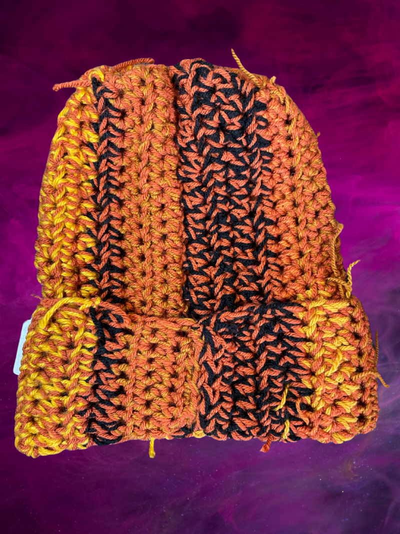 Autumn Hues Crochet Scrap Hat