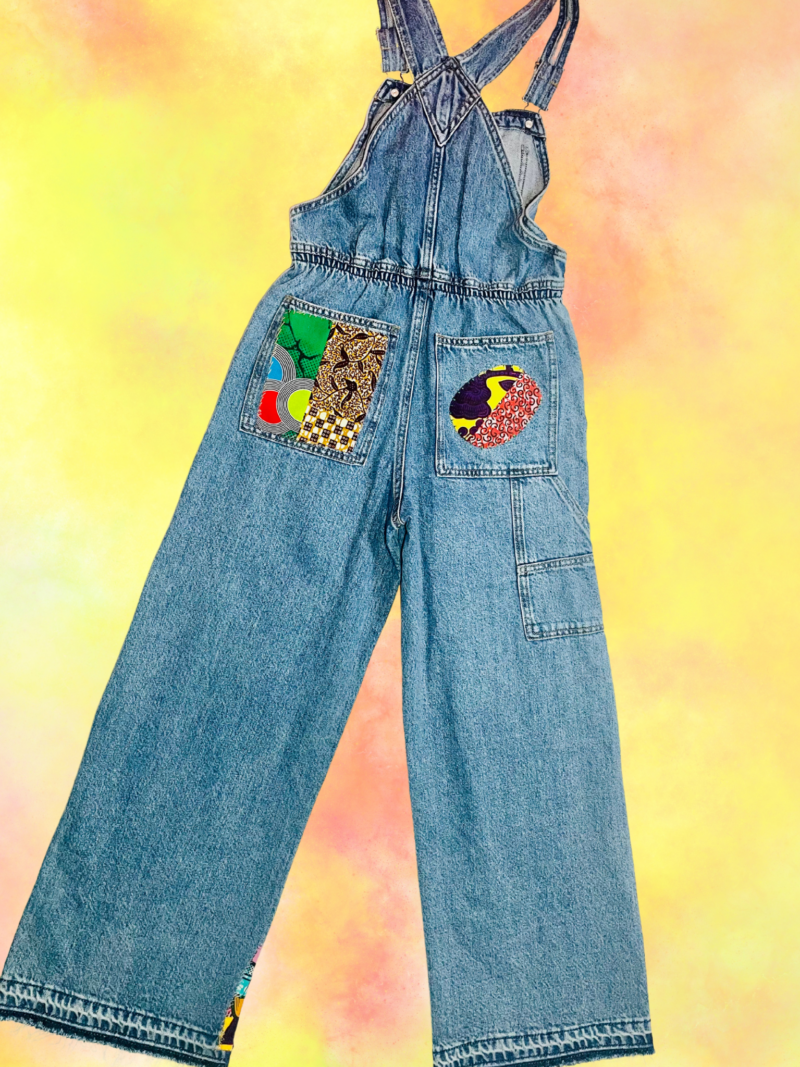 I'm The Overall Vibe - Kids Size 13/14 Dungarees - Image 2