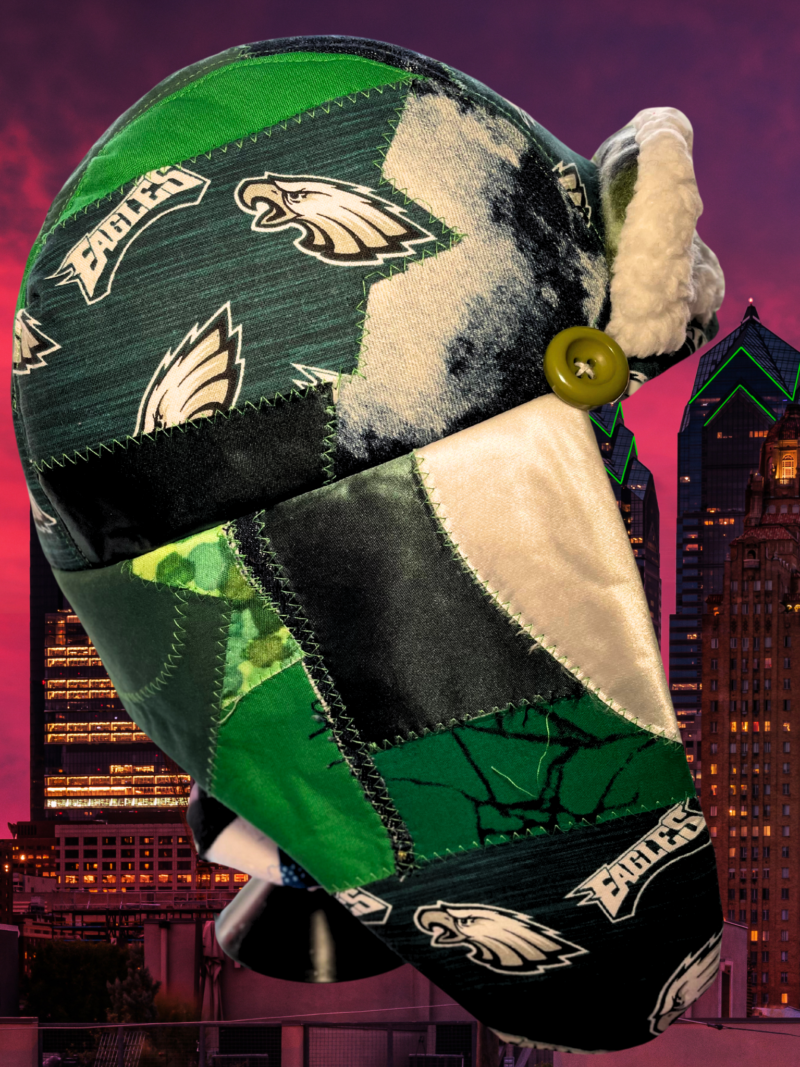 Eagles Patchwork Trapper Hat 1
