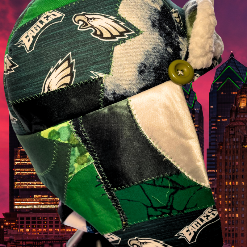 Eagles Patchwork Trapper Hat 1