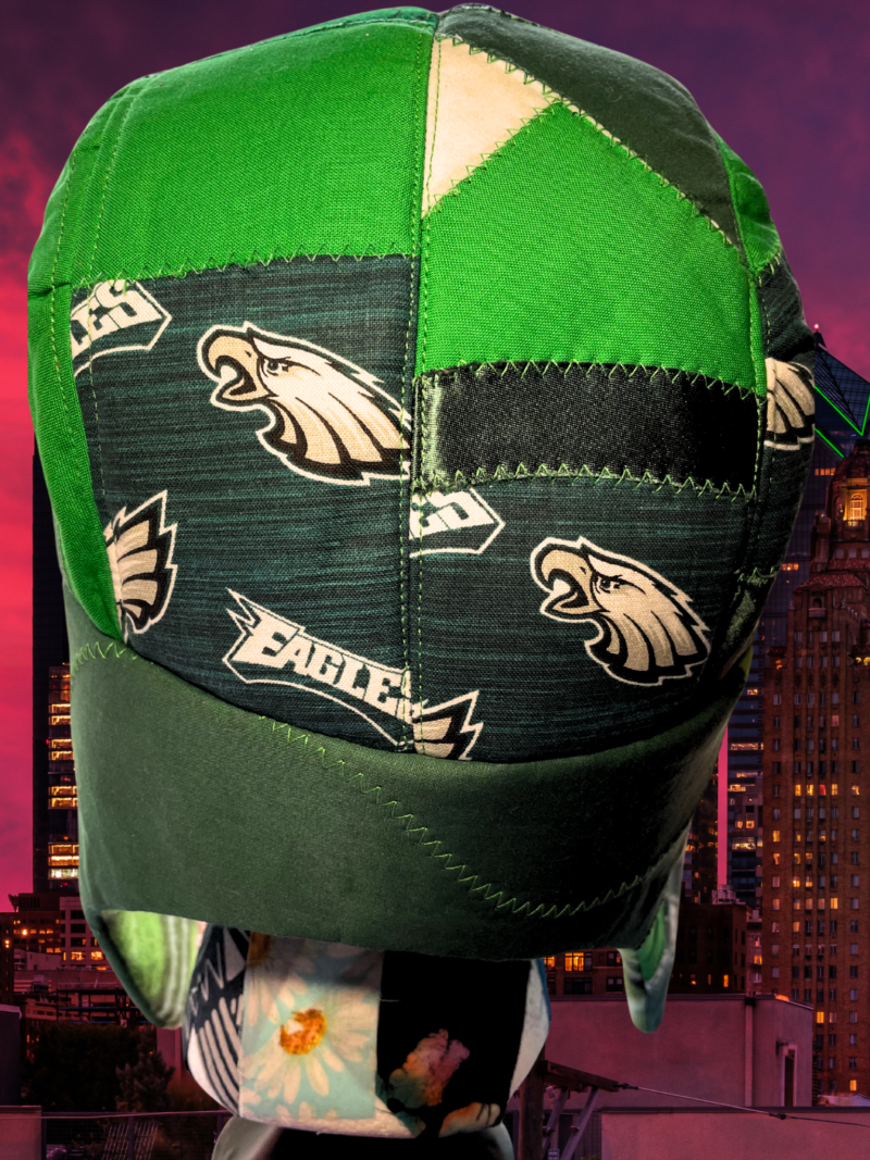 Eagles Patchwork Trapper Hat 1 - Image 5