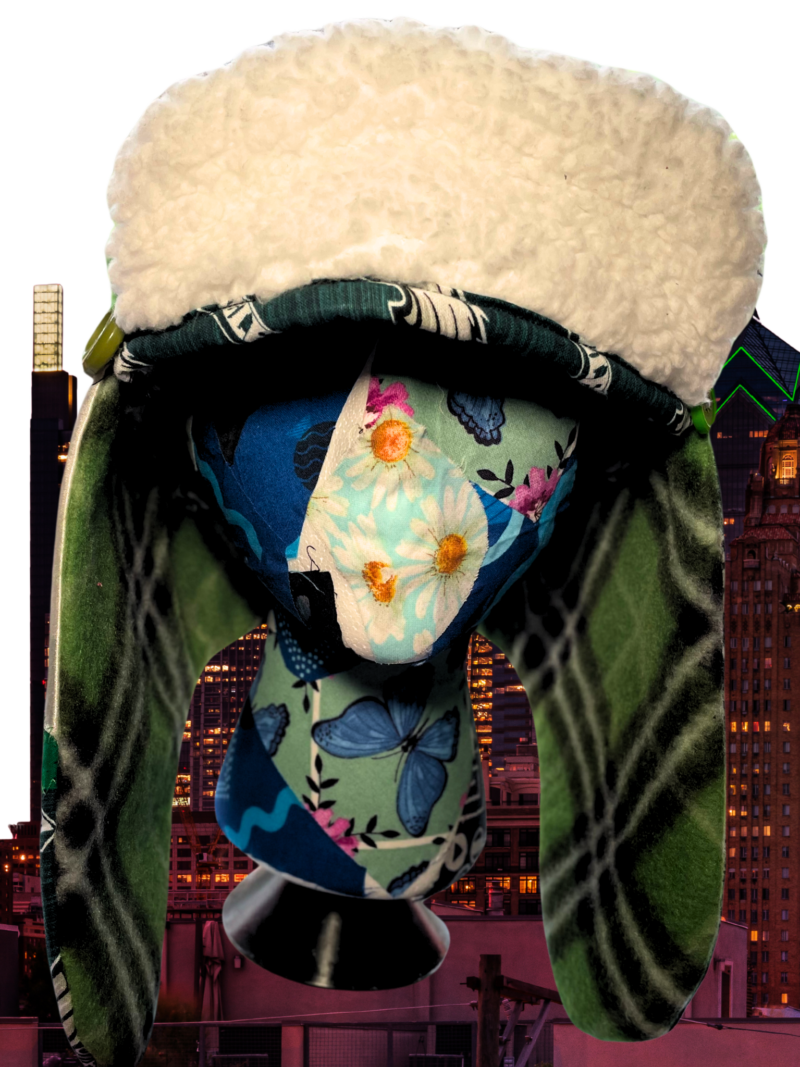 Eagles Patchwork Trapper Hat 1 - Image 4