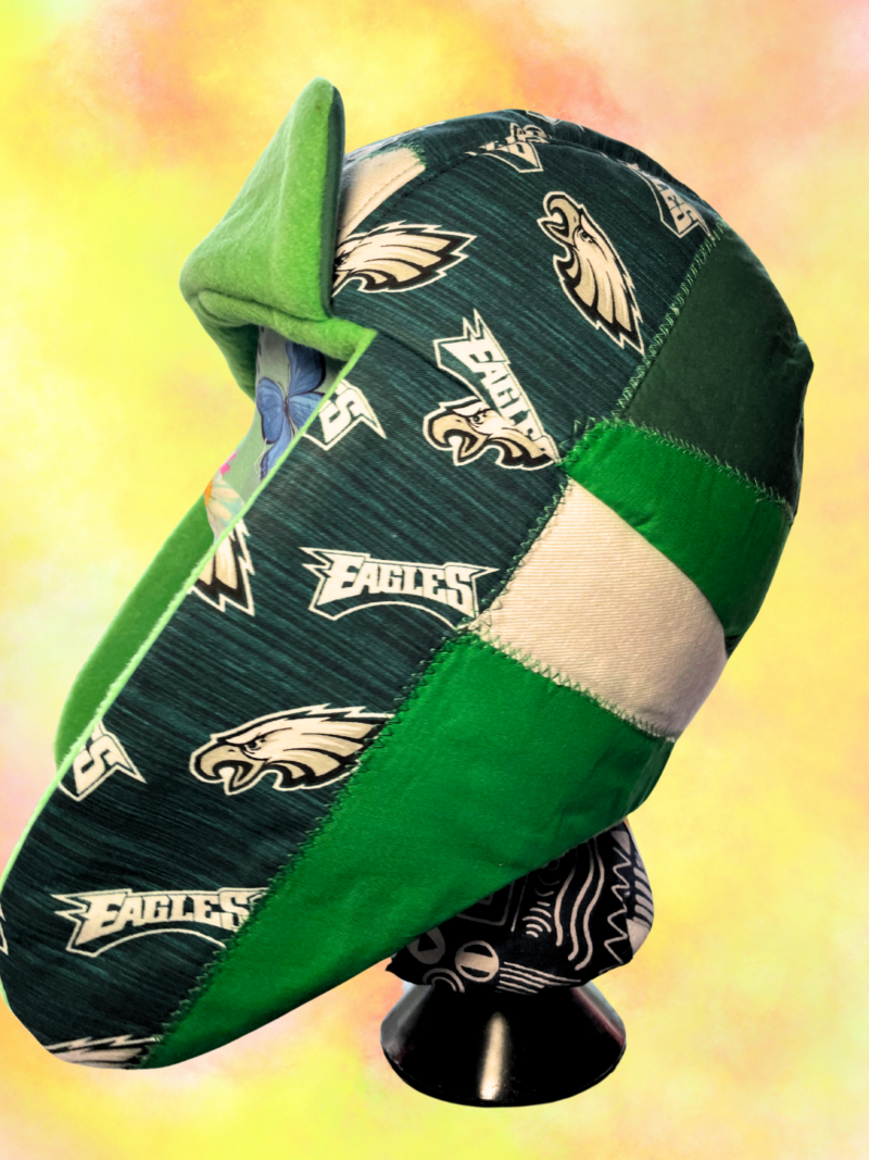 Eagles Patchwork Trapper Hat Too - Image 4