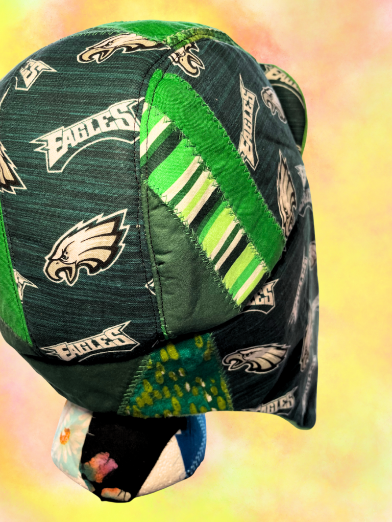 Eagles Patchwork Trapper Hat Too - Image 2