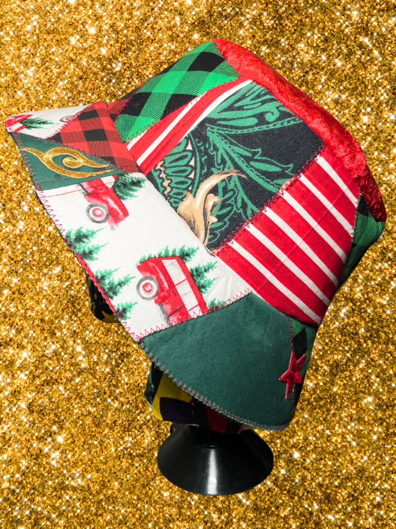 Holiday Hottie Patchwork Bucket Hat - Image 2